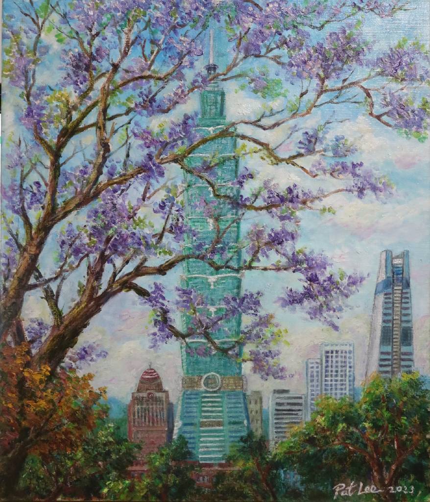 李芳時-紫色樹與101