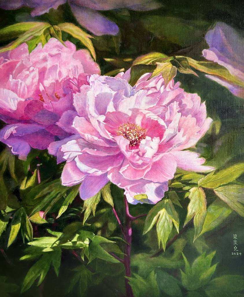 梁崇堯-牡丹·花開富貴