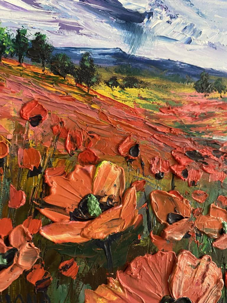 葛拉娜-Poppies filled before the rain