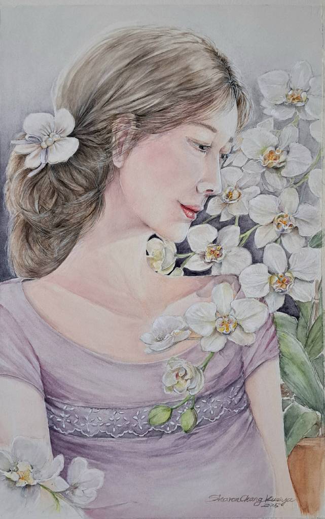 張貴雅-静寂に咲く幽蘭の心 (中文: 幽蘭靜謐綻放的心) 