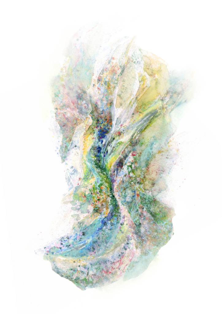 陳偉斌-work S: 華麗墜落  (數位版畫)