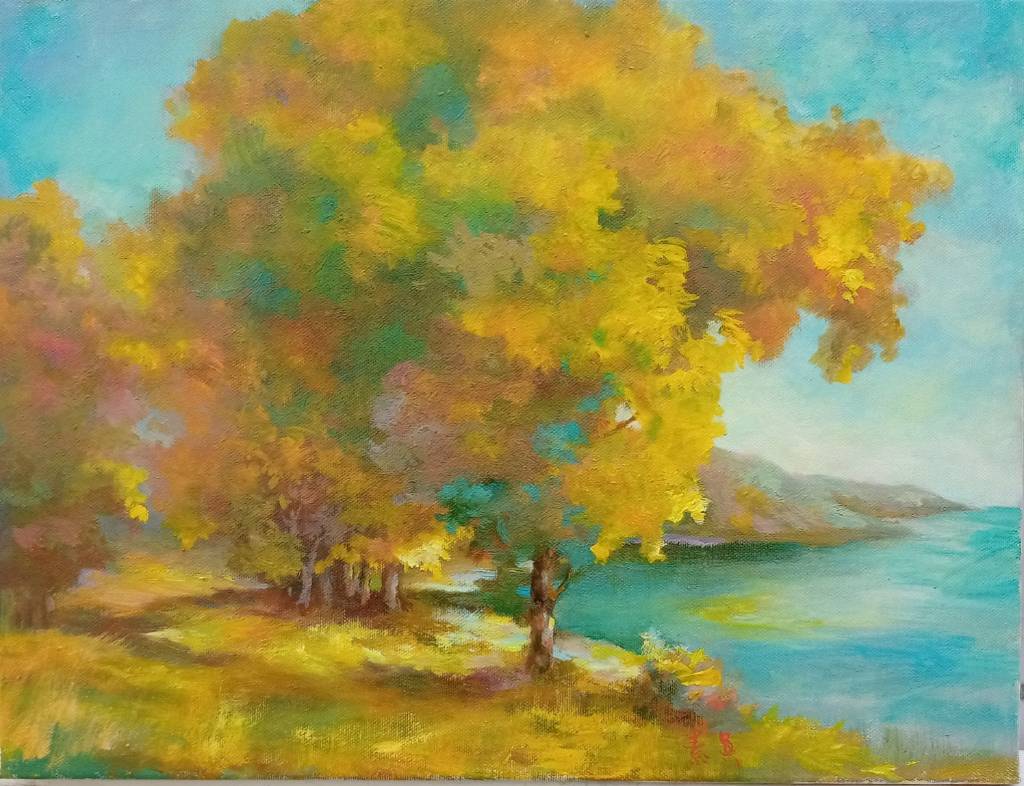 黃素真-秋色湖畔