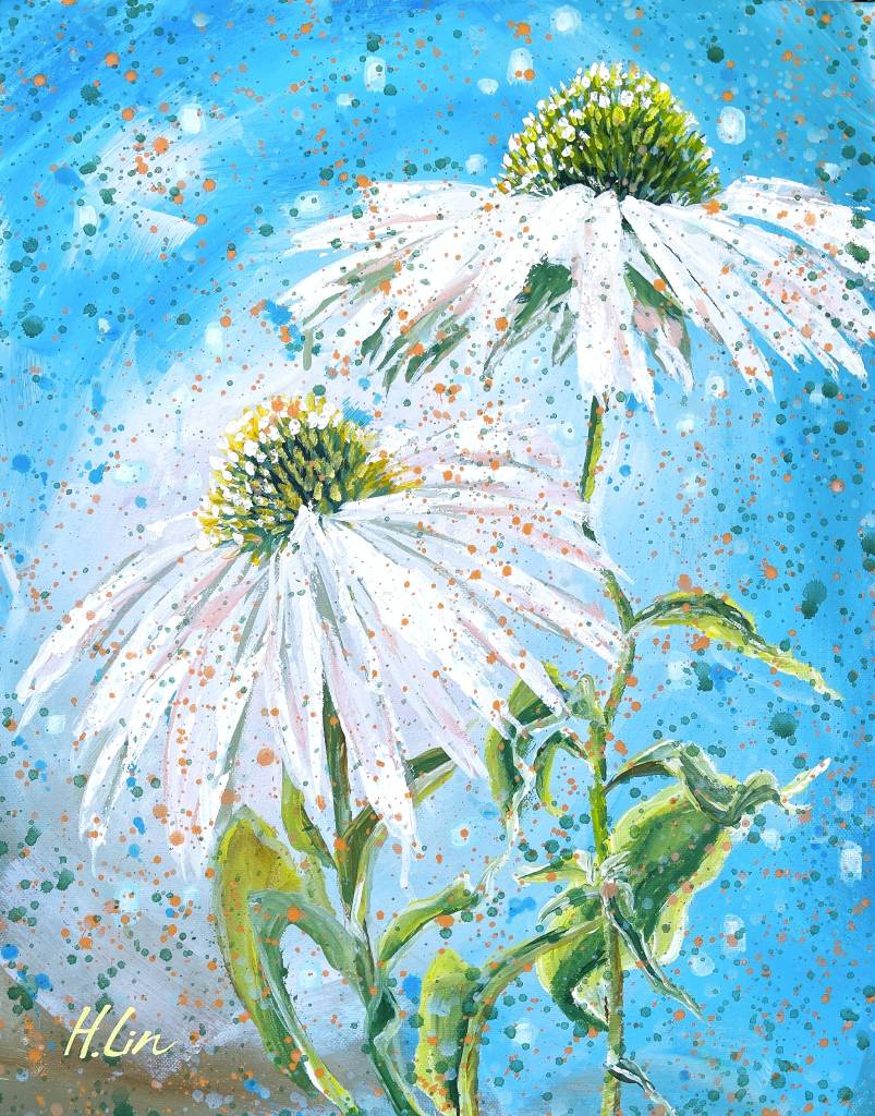 林昕-欣欣向榮 - 白色紫錐花 { Glow Up Era }