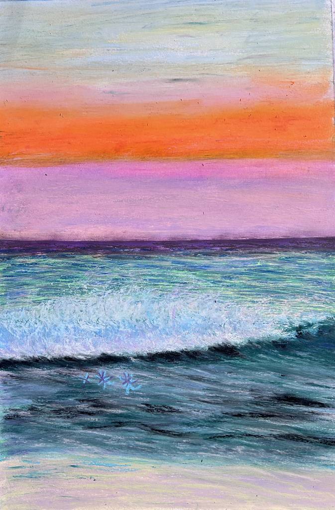 徐小萍-粉與綠的波光海