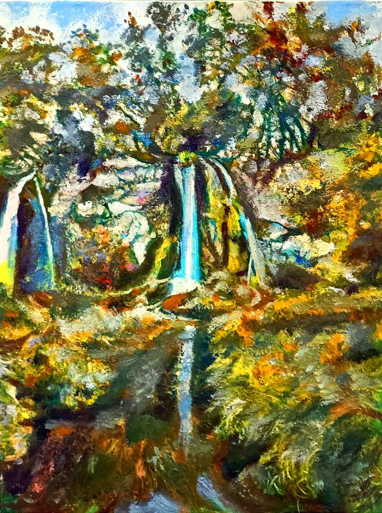 吳順良-山林瀑布