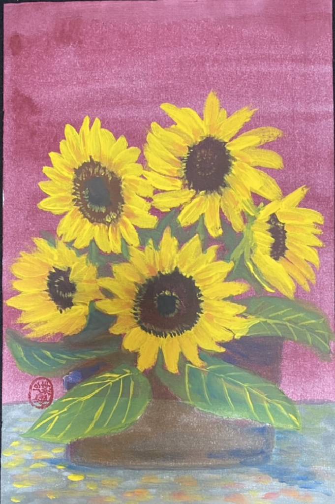 謝麗真-向日葵開了