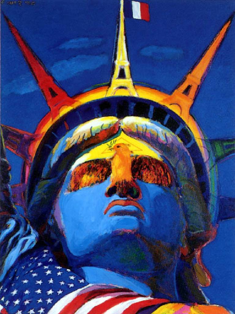 陳錦芳-自由的精神　The Spirit of Liberty (限量版畫)