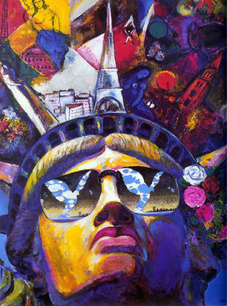 陳錦芳-我愛巴黎 我愛自由  I Love Paris, I Love Liberty (限量版畫)