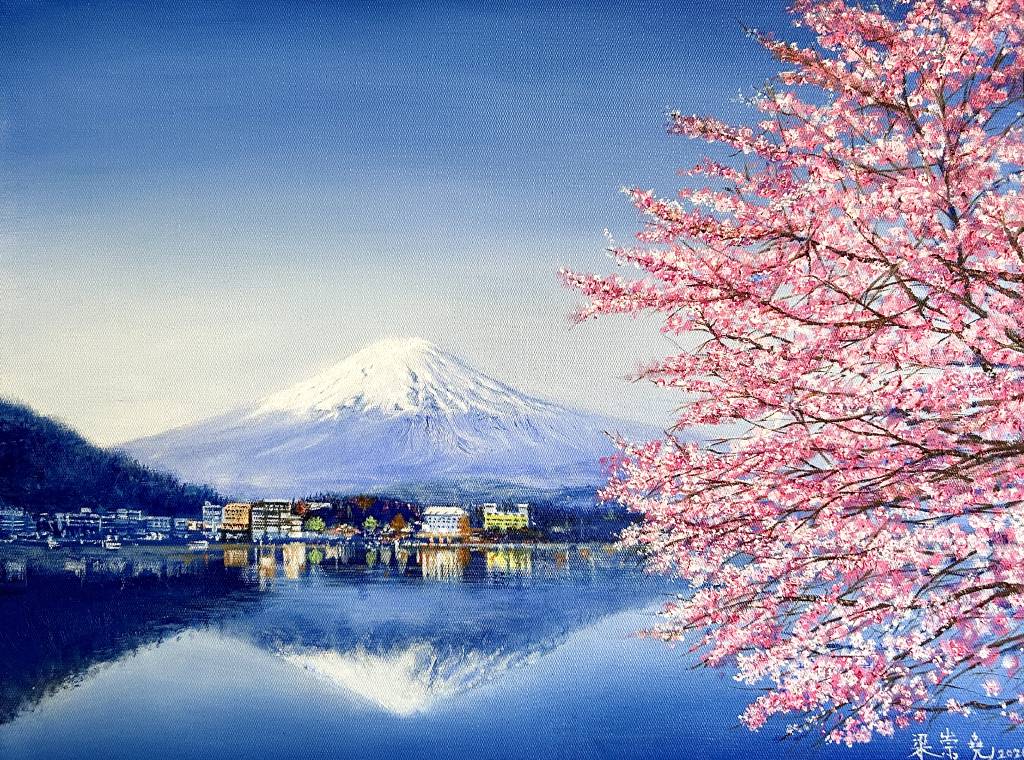 梁崇堯-春日美景