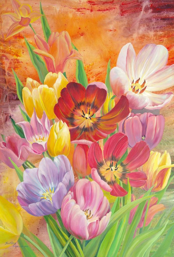 葛拉娜-鬱金香花束 Tulips bouquet