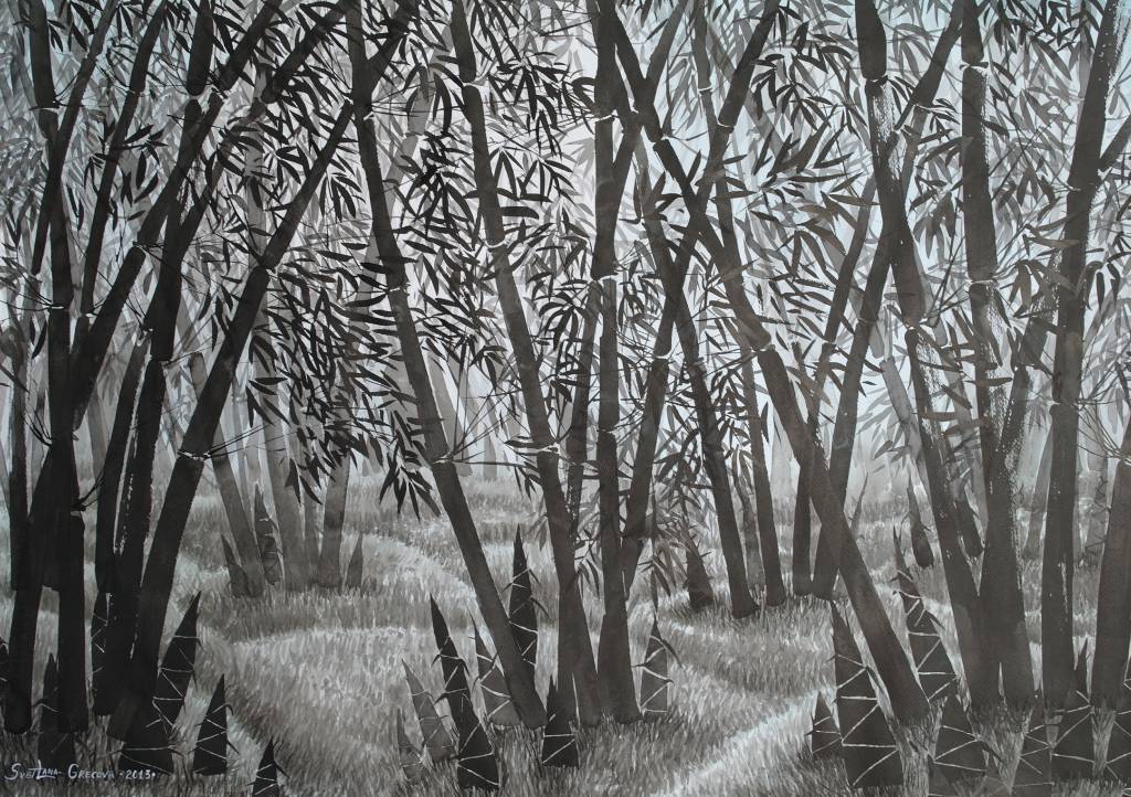 葛拉娜-Morning in the bamboo forest