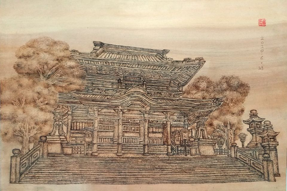 日本四國香川縣金刀比羅宮Kantohira Palace, Kagawa Prefecture, Shikoku, Japan