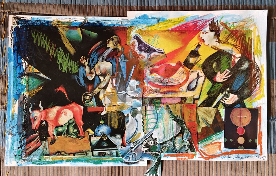全部作品其實是不規則，讓藏家掛畫可以自在不設限