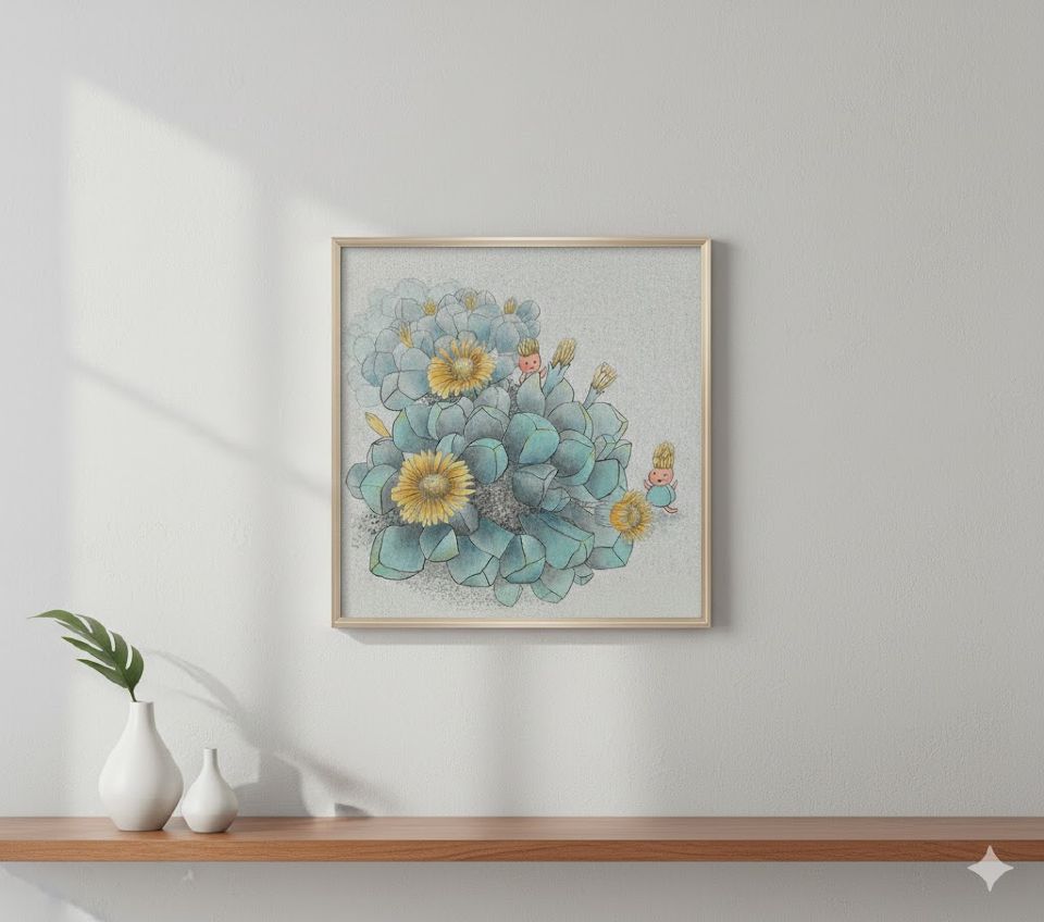 作品場景示意圖(非實際使用的框)